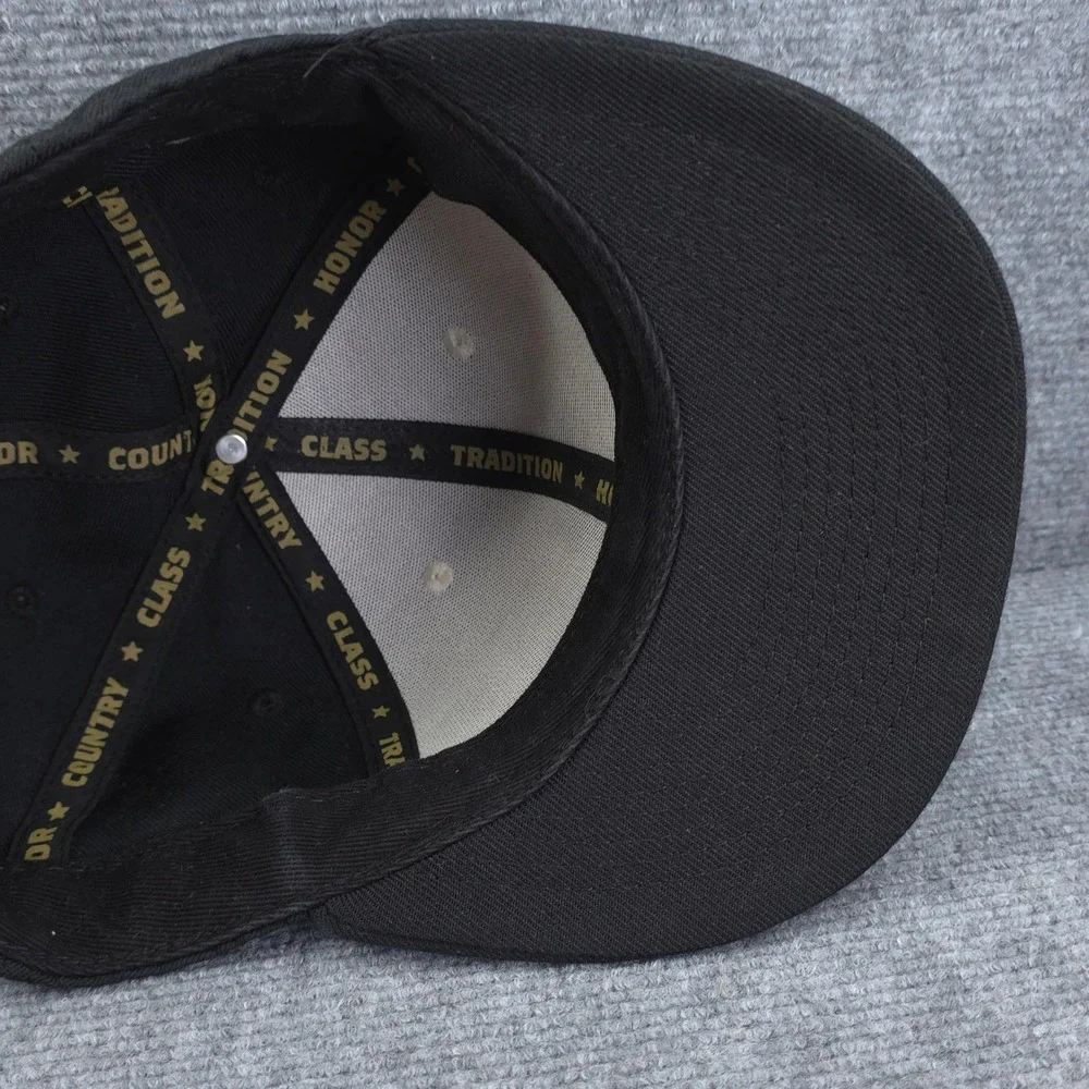 Baseballism Hat‎ Cap Fitted Mens 7 1/8 Black Tan MLB Baseball Jackie Robinson 42